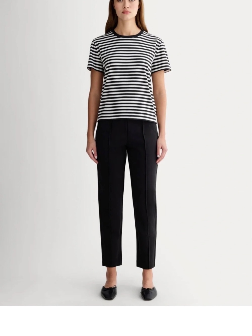 Everlane ‘The Dream’ Pleated Cozy Pant - Black